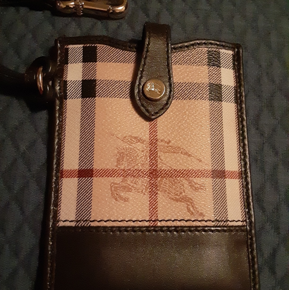 Burberry phone/wallet/cash holder